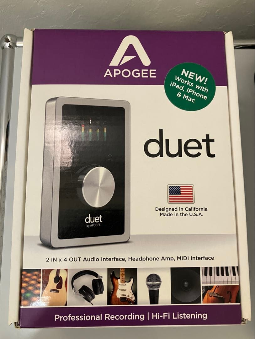 Apogee Duet2（Duet for iPad, iPhone）