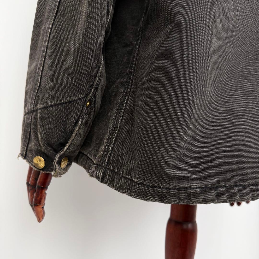 carhartt USA製 フェード スミクロ ミシガンチョアコート XL 黒