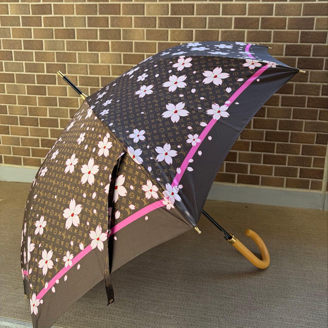 ヴィトン✖️村上隆　コラボ　晴雨兼用長傘 ブラウン