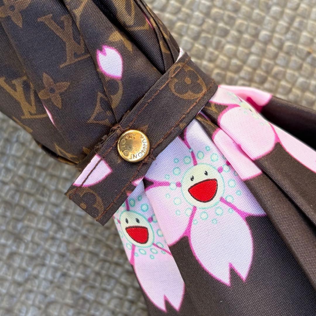 ヴィトン✖️村上隆　コラボ　晴雨兼用長傘 ブラウン