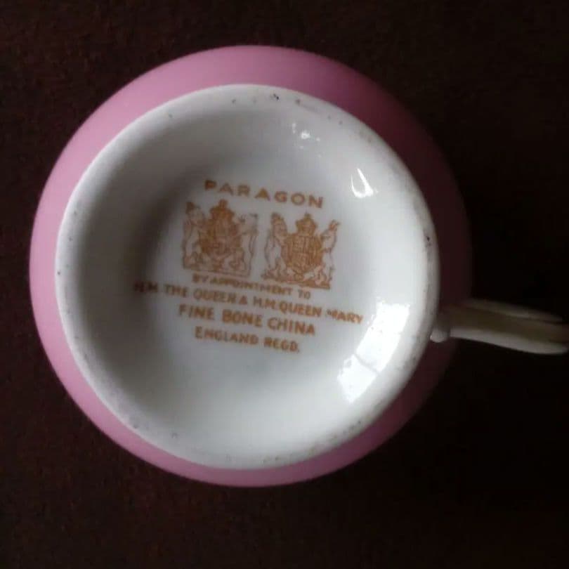 専用 イギリス パラゴン 1950年代 コ—ヒ—カップ＆ソ—サ—２客セット