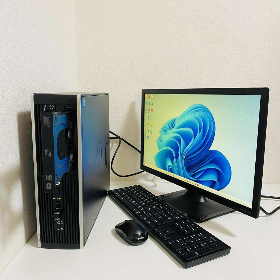 Y21 HPデスクトップSSDメモリ8G高速 Windows11オフィス付き