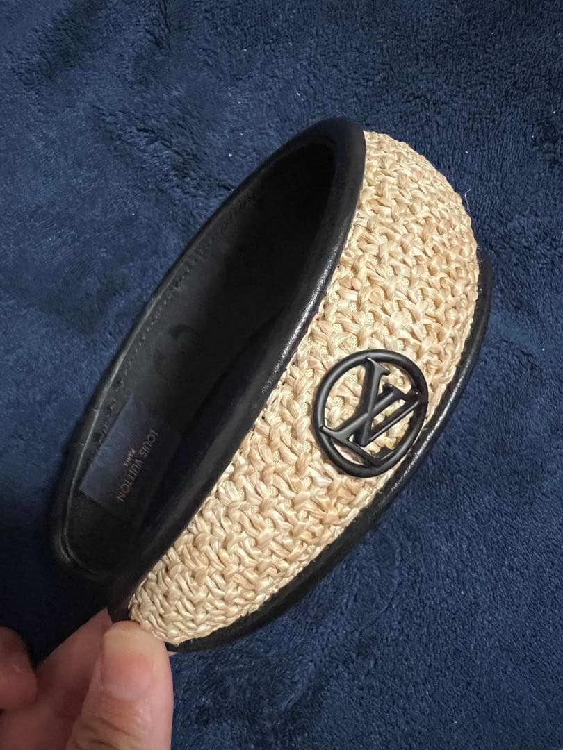 ヴィトン ヘットバンド・ラフィア ヘアバンド カチューシャ