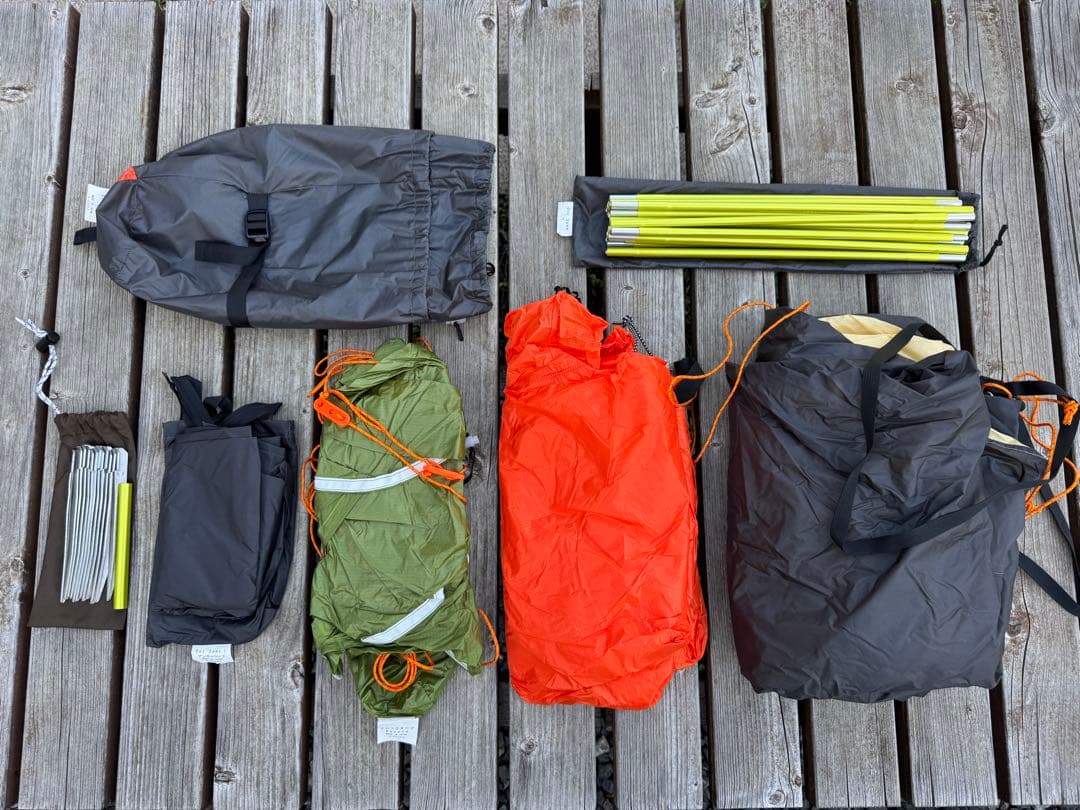 Johny　オニドーム１　オレンジ　アンダーシート＆トレックタープ付