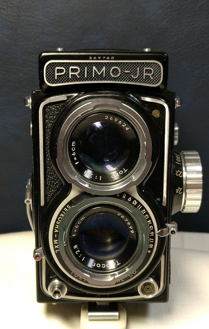 訳あり！PRIMO-JR 6cm F2.8 Tokyo Kogaku 二眼レフ！