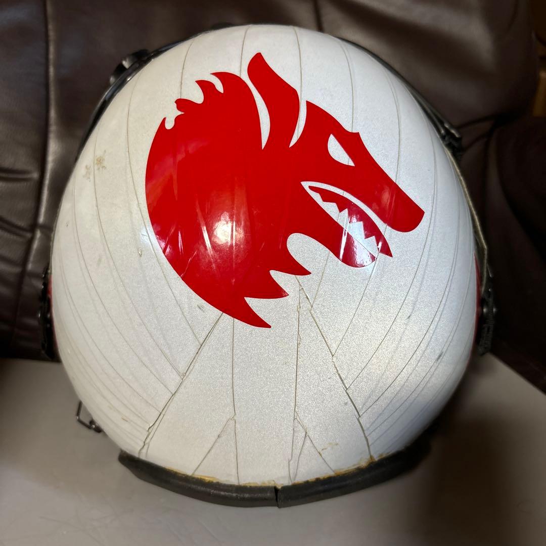 戦闘機　ヘルメット　Ｆ-14トムキャット　ＶＦ1 ウルフパック　実物ヘルメット