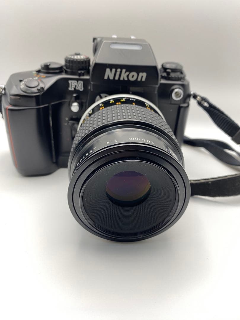 Nikon F4 フィルム一眼レフカメラ Nikkor 105mmレンズ付き
