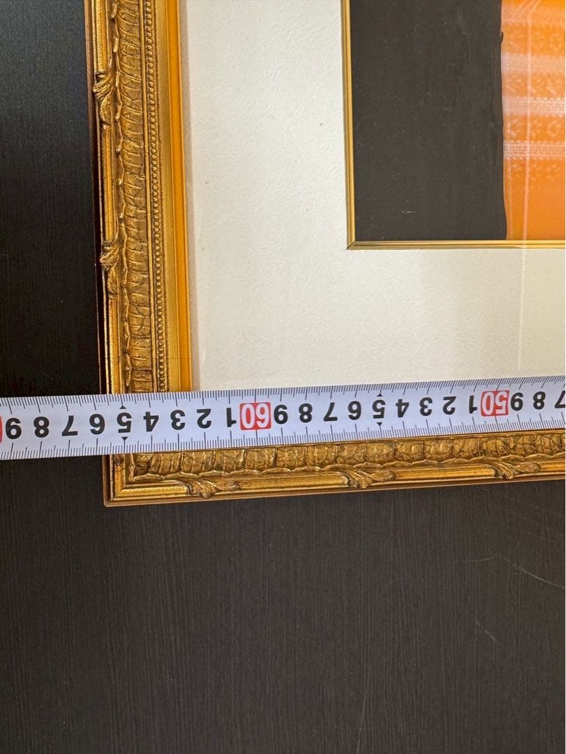 大野剛正　「好日」　アクラス画　ガラス絵　絵画 額装 約110cm×約66cm