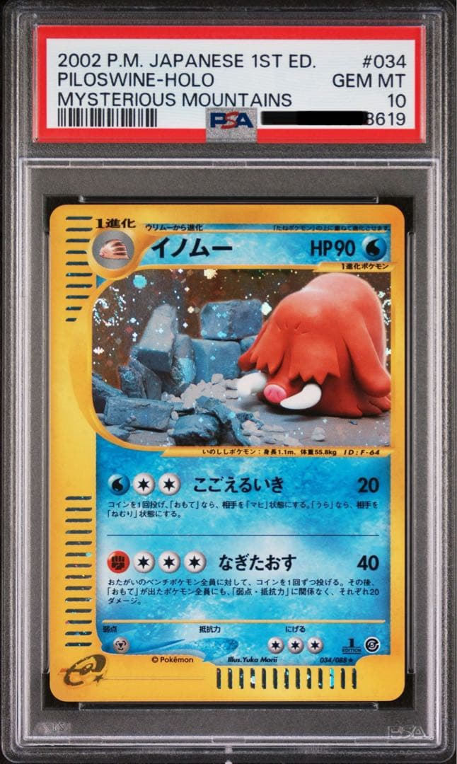 ポケモンカード　イノムー eカード　PSA10