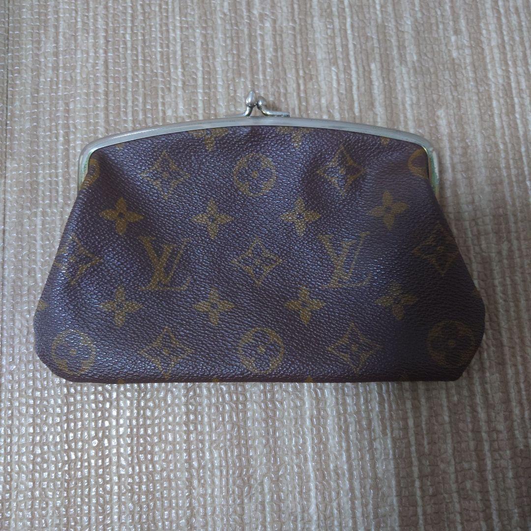 Louis Vuitton がま口ケース ブラウン