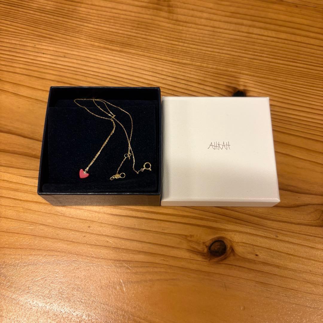 AHKAH アーカー　珊瑚　ネックレス