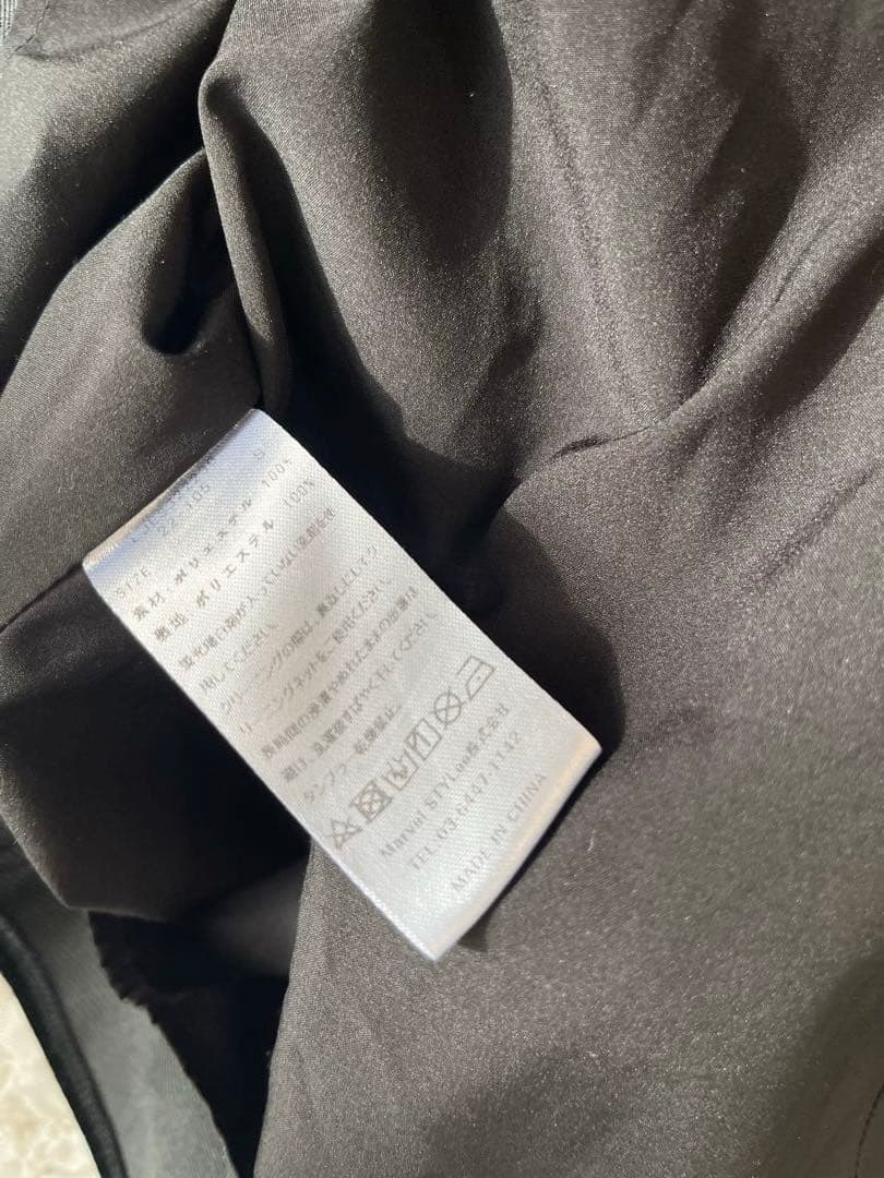 Lejaブラック シースルーパーティードレス Sサイズ