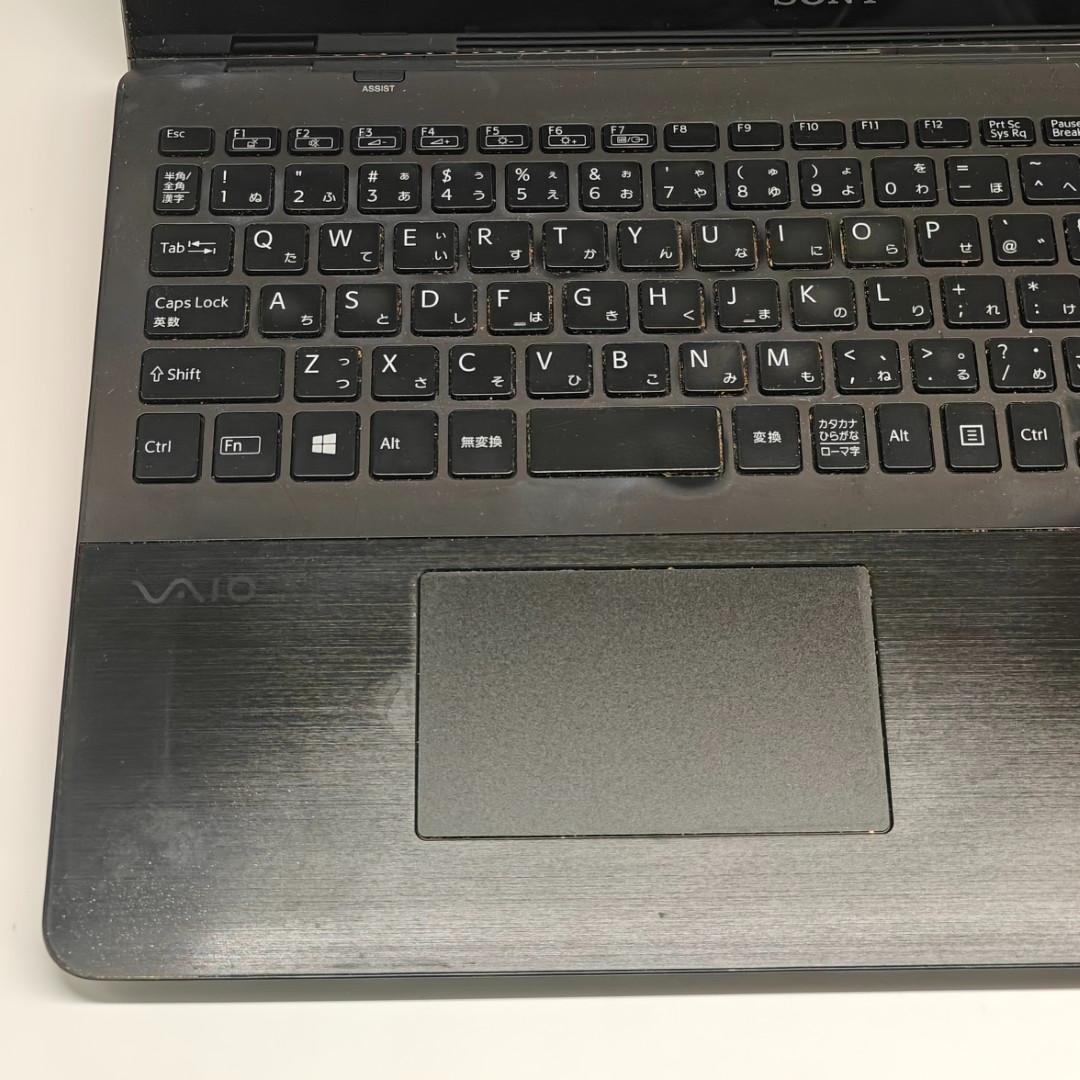 【VAIO】SVF 高速i7 SSD512GB 12GB ブラック ノートPC