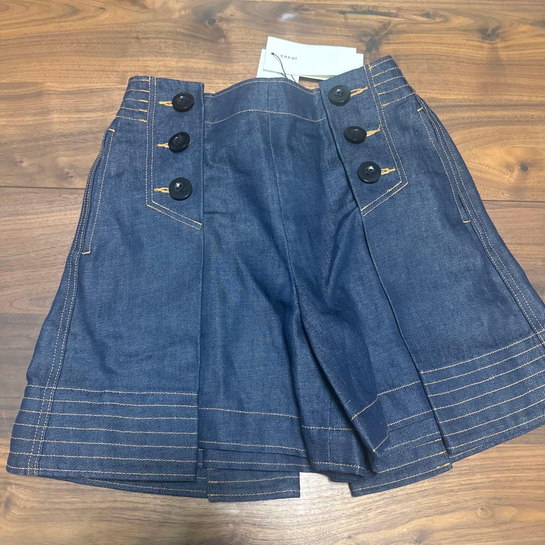 デニムショートパンツ 16-02425 sacai