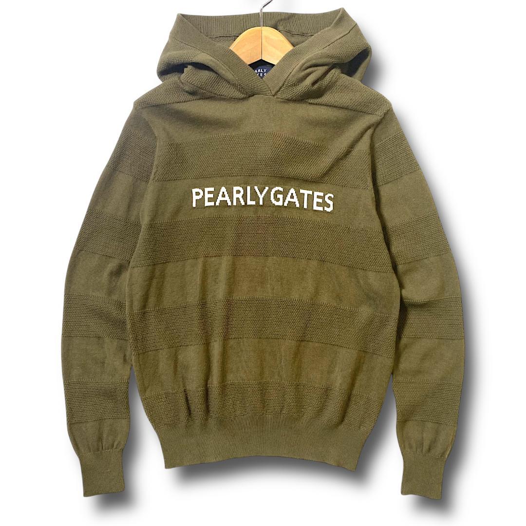 0 パーリーゲイツ 定価5.1万 3WAY ニット プルオーバー セーター 迷彩