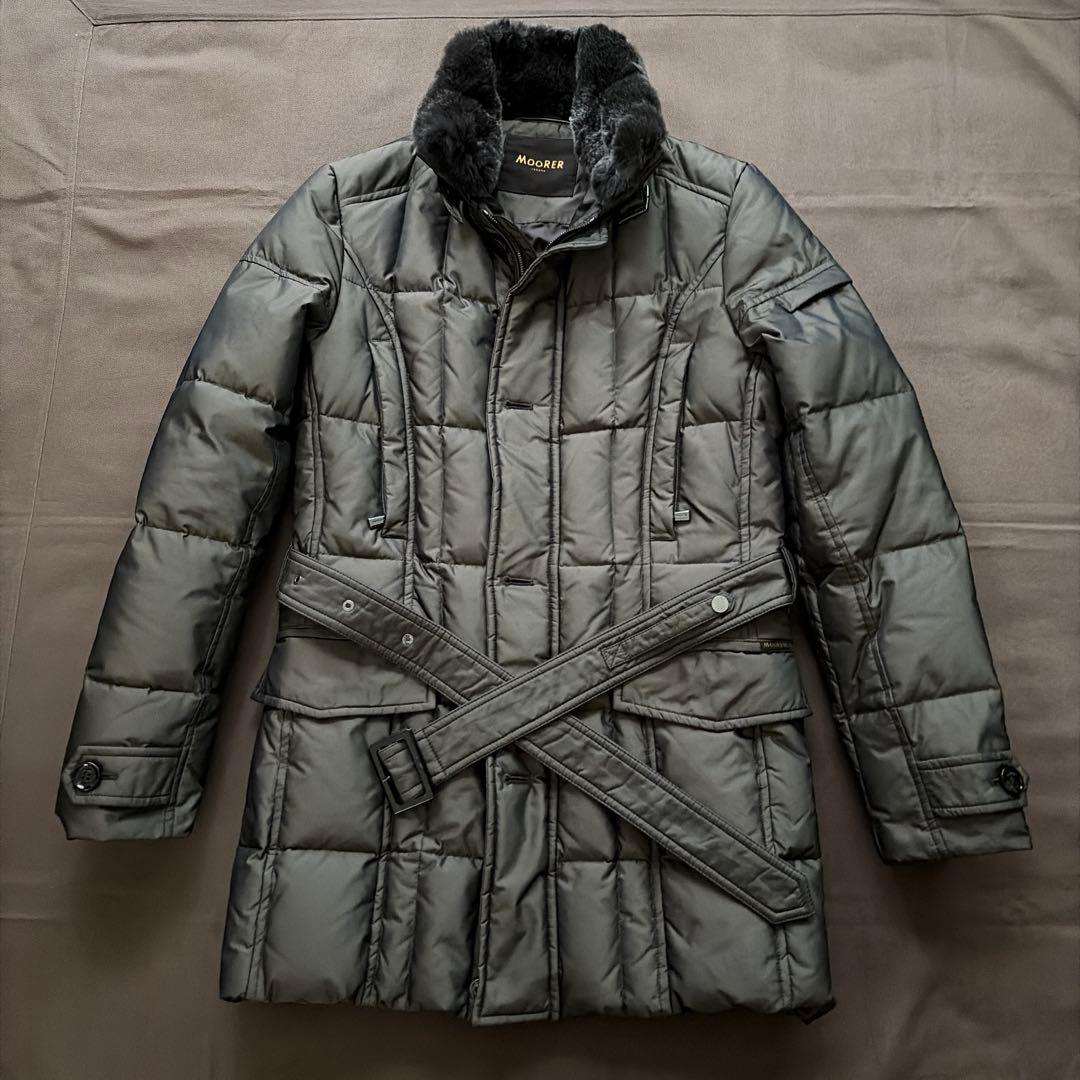 ムーレーダウンコート　伊勢丹限定　［KURO］クロ　ブラウン　サイズ44