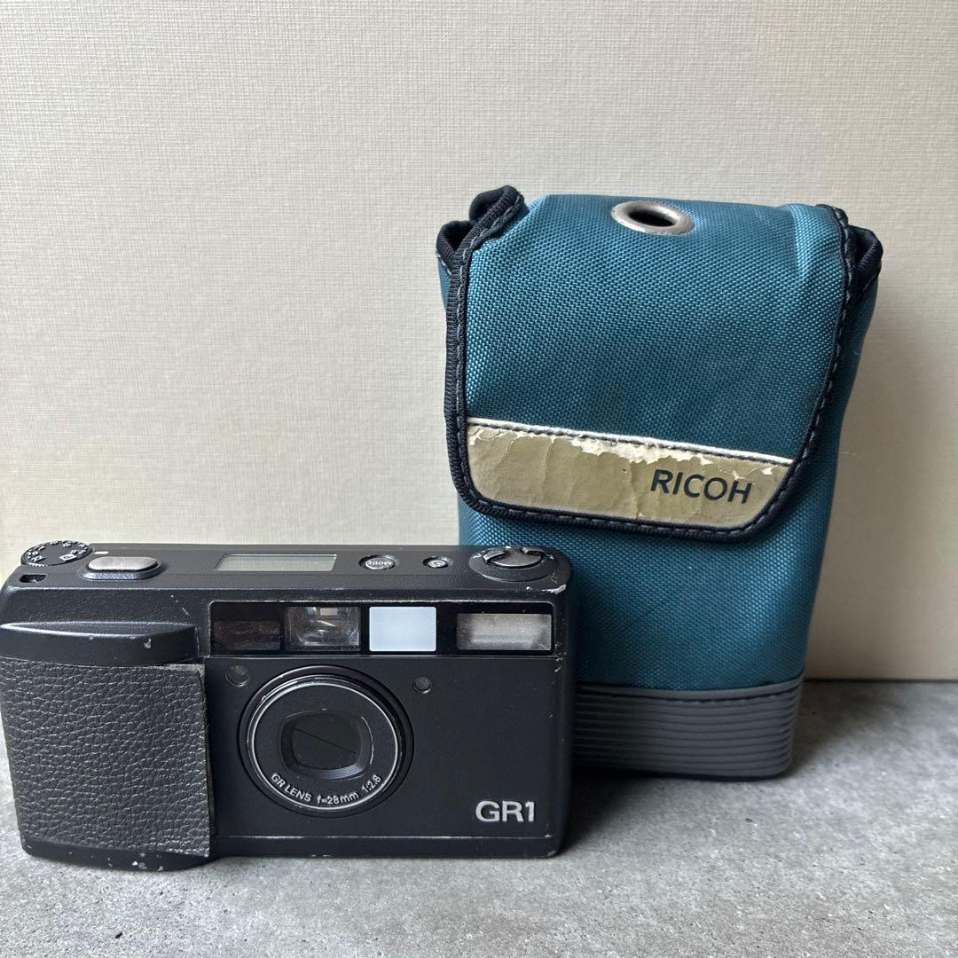 RICOH GR1動作品コンパクトフィルムカメラ 専用ケース付き