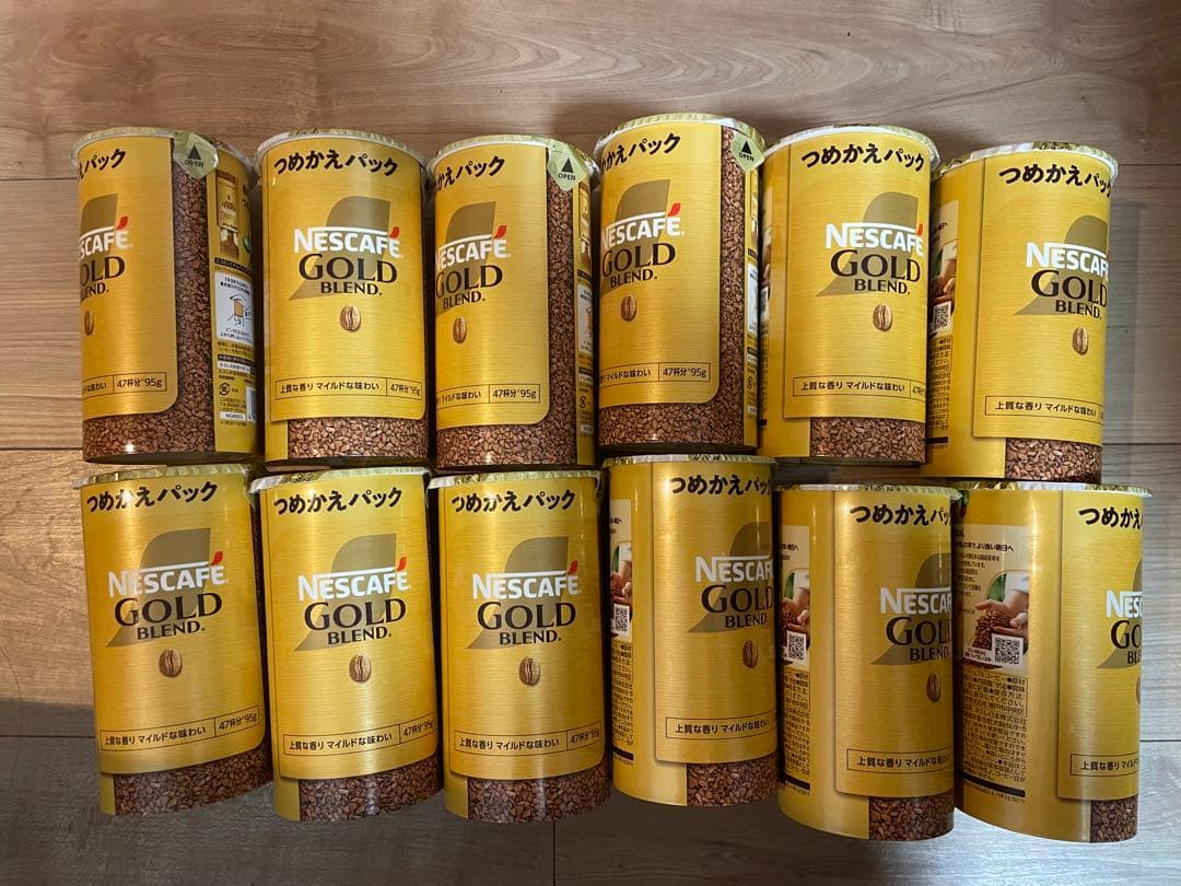 ネスカフェ ゴールドブレンド エコ＆システムパック 95g 12個