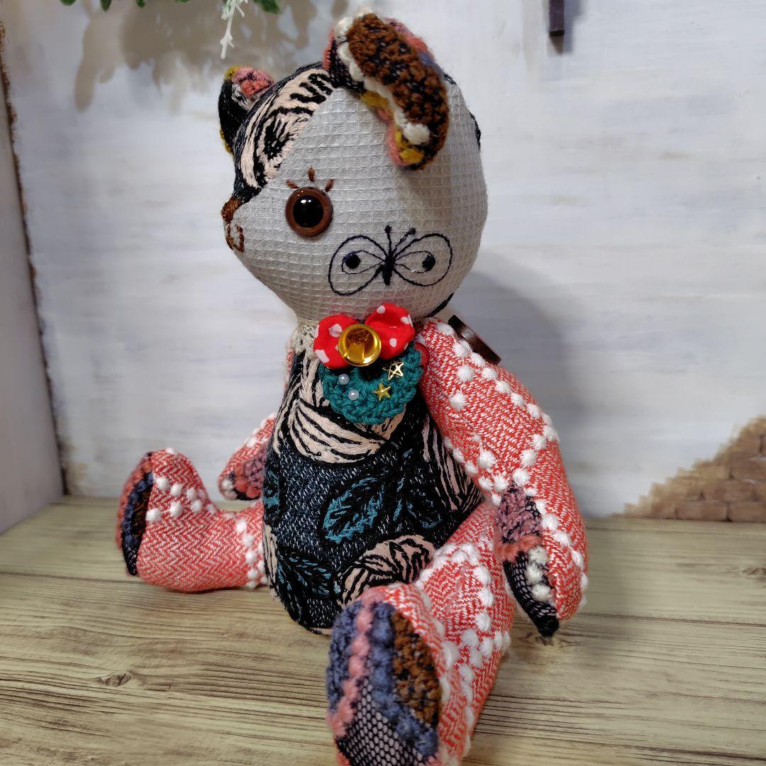 ミナペルホネン＊ハンドメイド＊ぬいぐるみ＊テディベア＊70