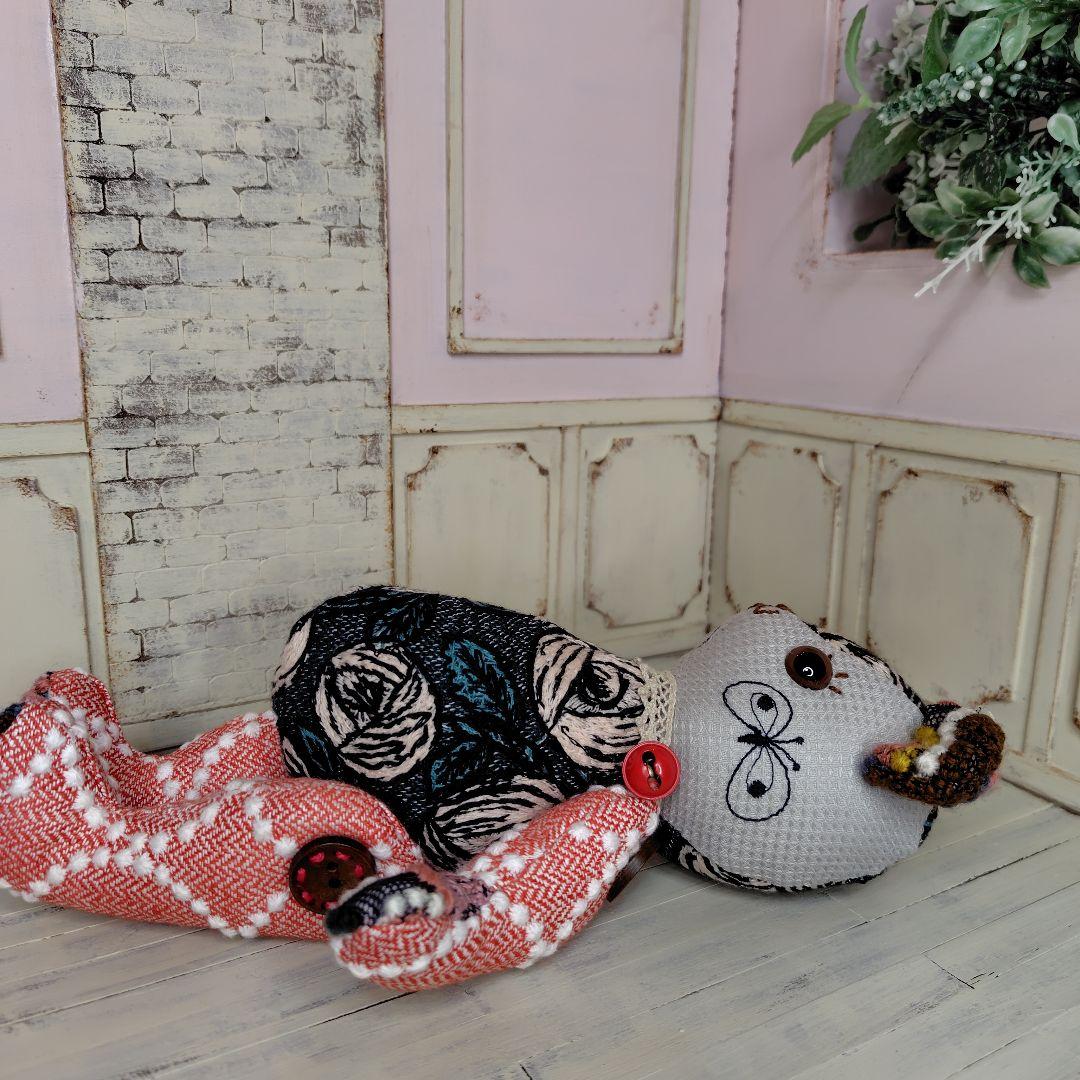 ミナペルホネン＊ハンドメイド＊ぬいぐるみ＊テディベア＊70