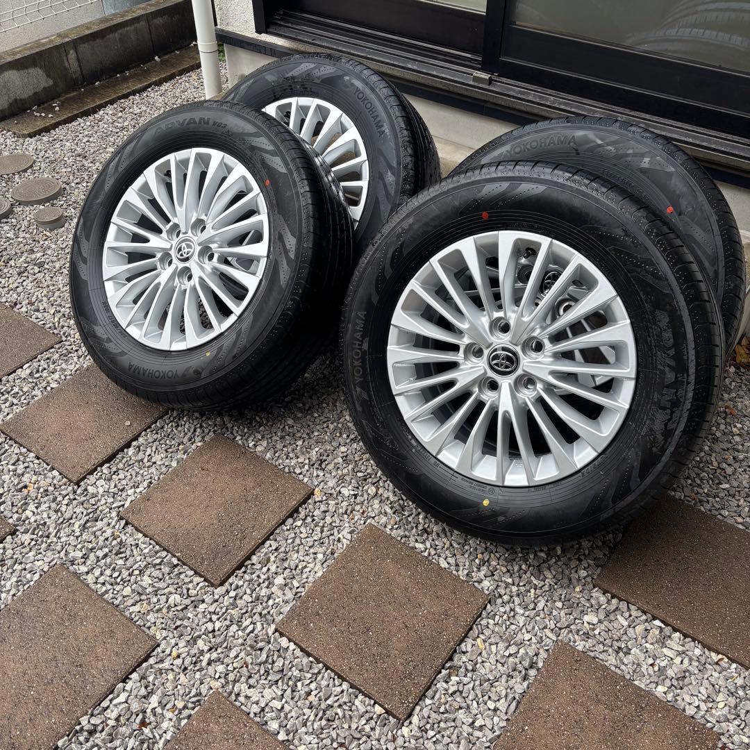 40系アルファード 純正ホイール、タイヤセット 新車外し 17インチ
