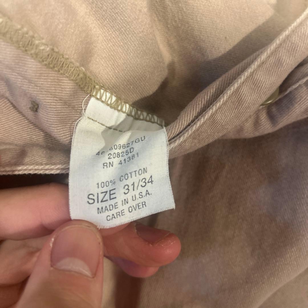 Ralph Lauren RRLタグ三つ星マークベージュ チノパン