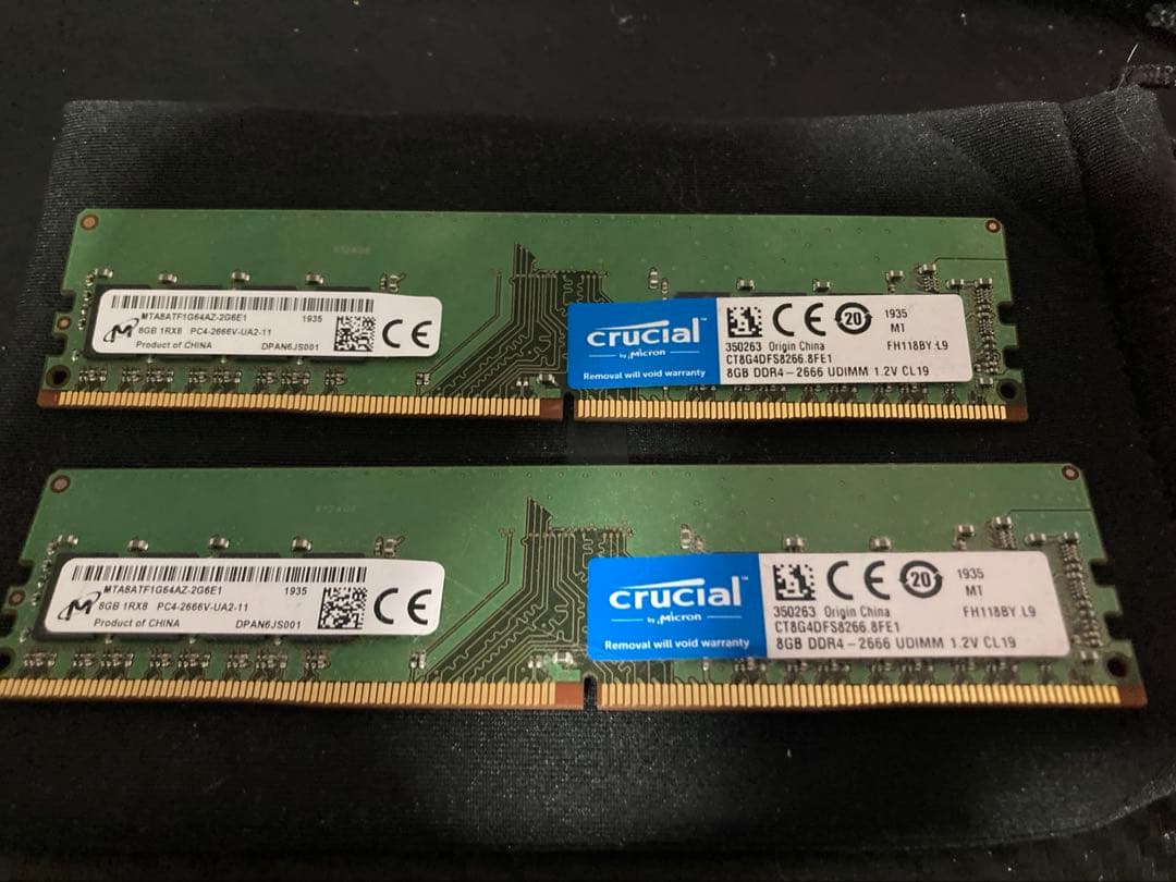 ド*ん様 DDR4 8G×2 16GB 2666hz