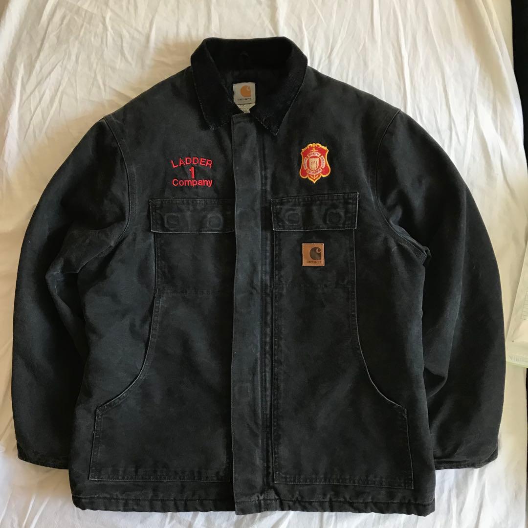 Carhartt C26 BLK トラディショナルコート BLACK 企業ロゴ