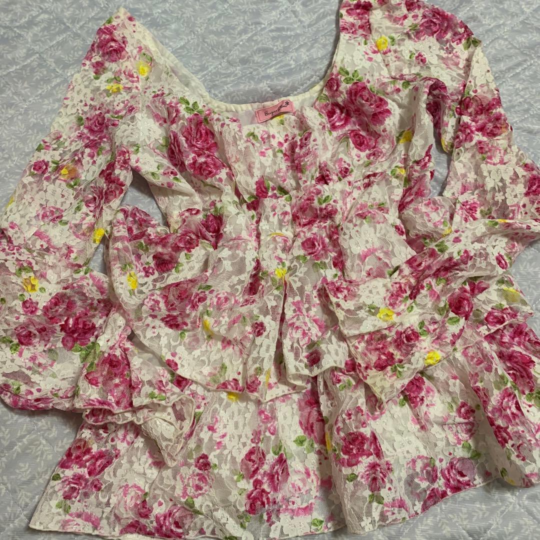 MARS♡花柄 チュニック♡姫ギャル y2k