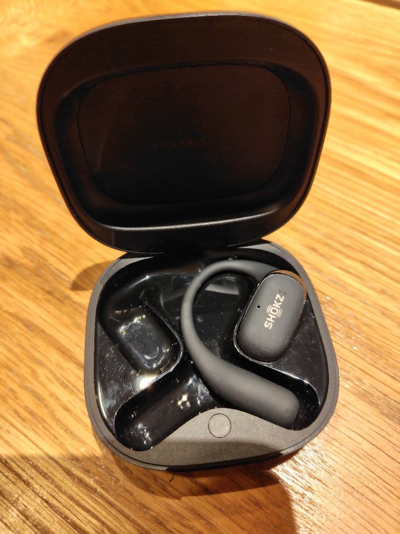 SHOKZ OPENFIT2 ワイヤレスイヤホン ブラック 右耳のみ