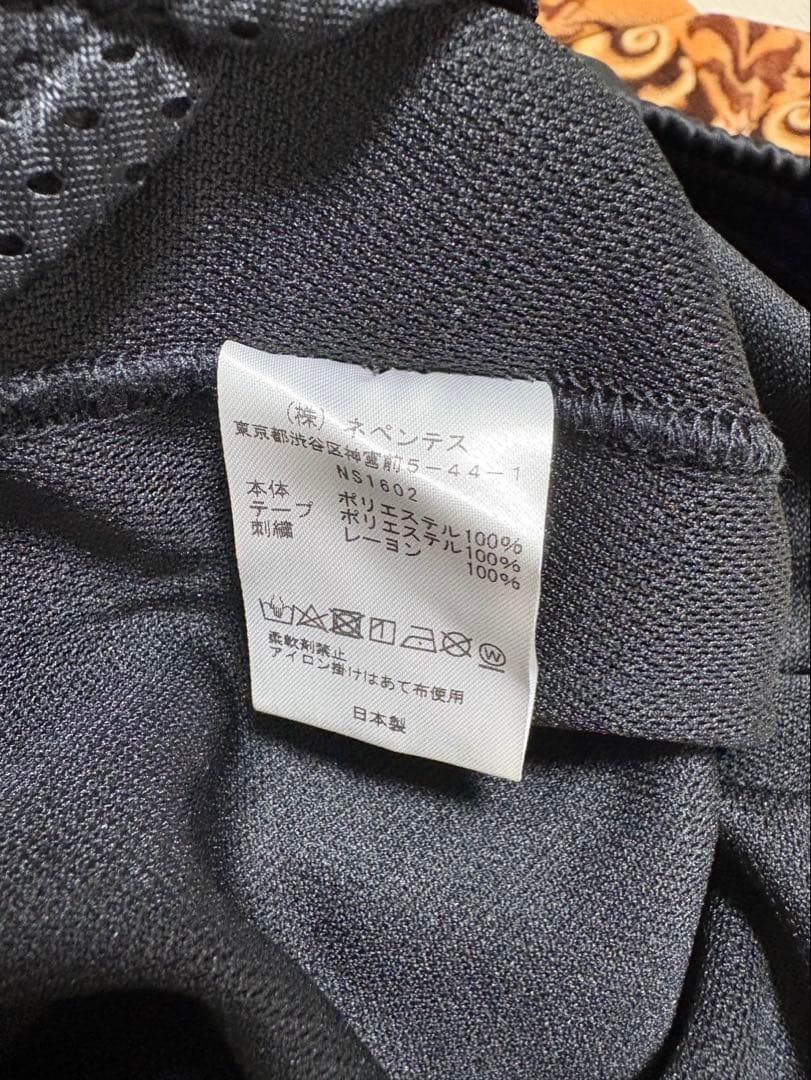 【中古王】needles 黒紫ストライプ