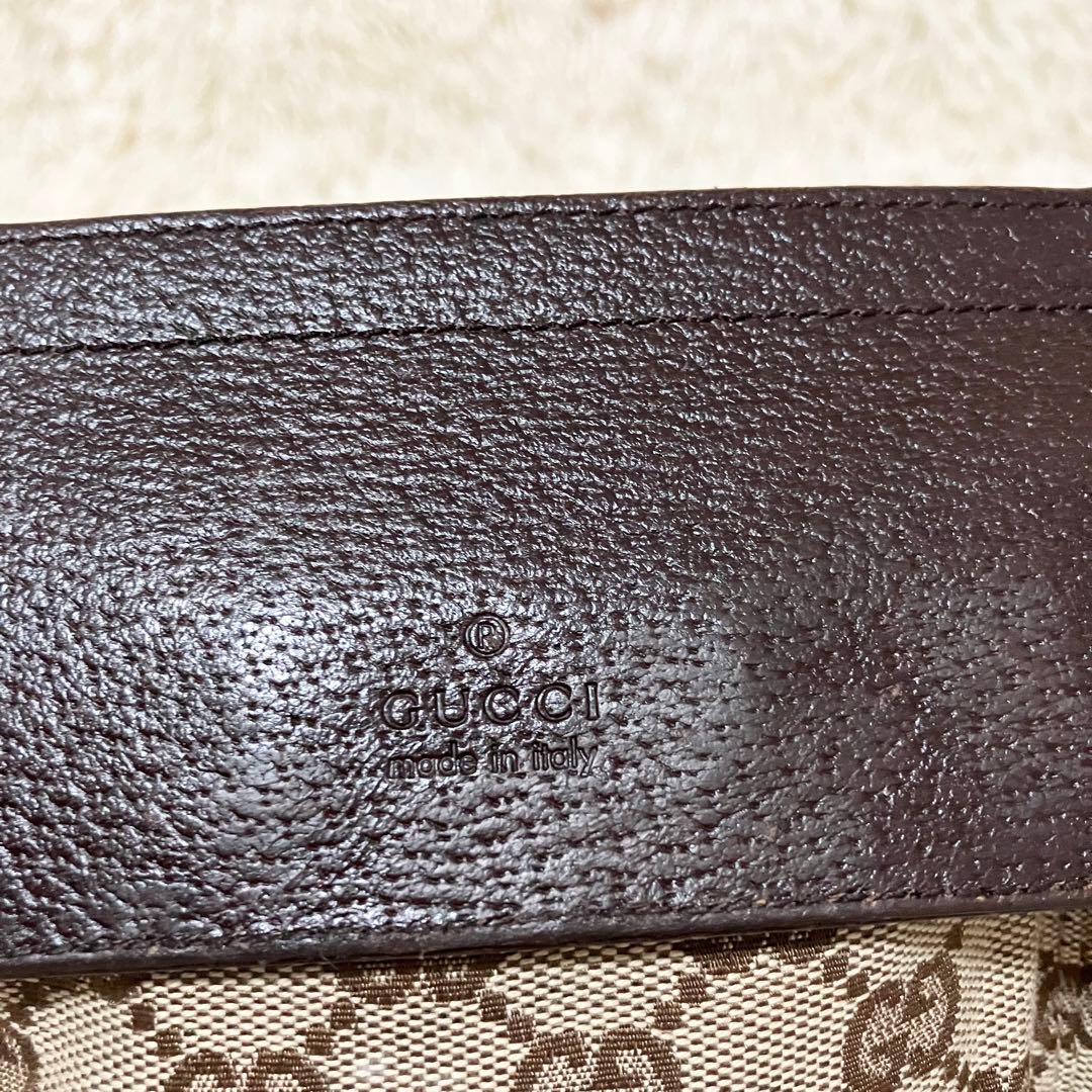 【美品】GUCCI＊ウエストバッグ GGキャンバス クロスボディ