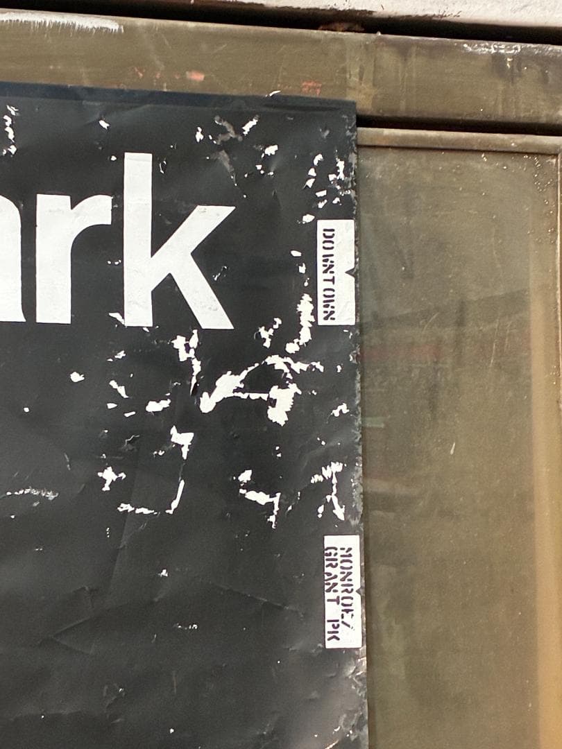 ◆Vintage◆バスロールサイン132×77.5cm シカゴ　CATバス路線