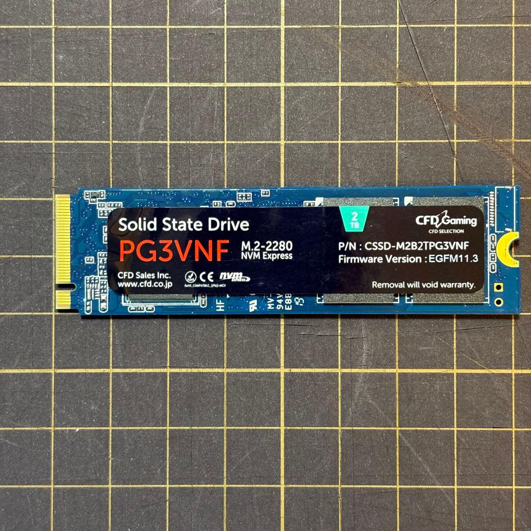 中古 CSSD-M2B2TPG3VNF 容量：2T