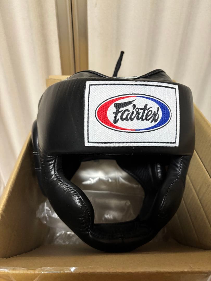 Fairtex ボクシング ヘッドギア XL ブラック