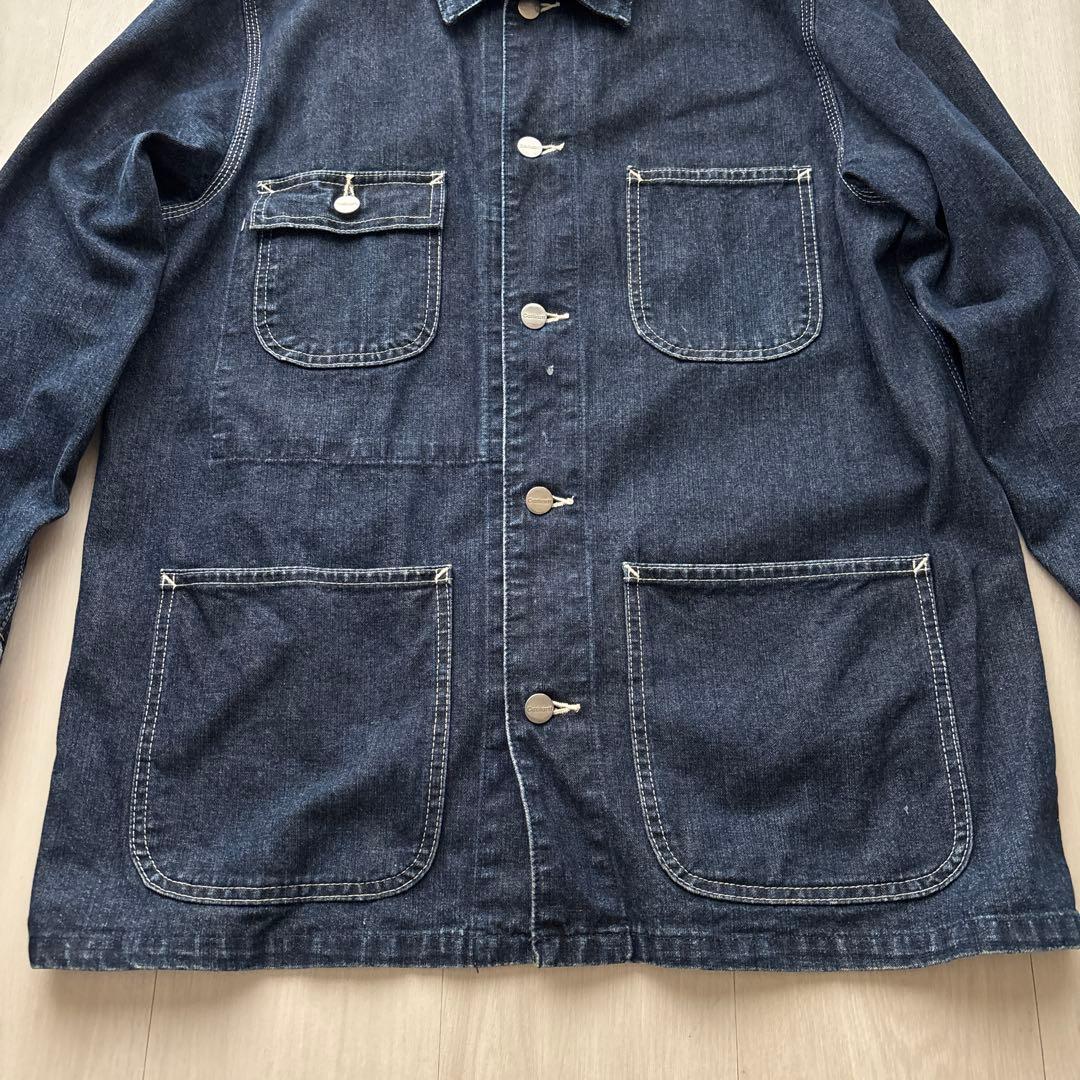ア*ト様 Carhartt　カバーオール　デニム　ジャケット　濃紺