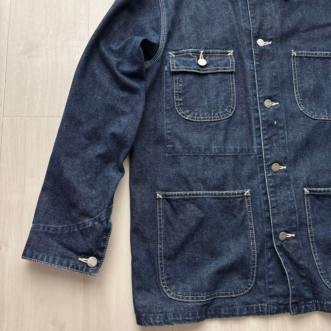ア*ト様 Carhartt　カバーオール　デニム　ジャケット　濃紺
