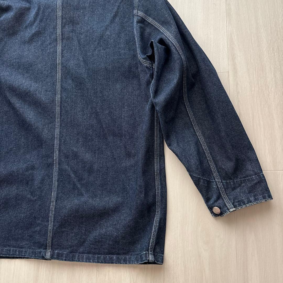ア*ト様 Carhartt　カバーオール　デニム　ジャケット　濃紺