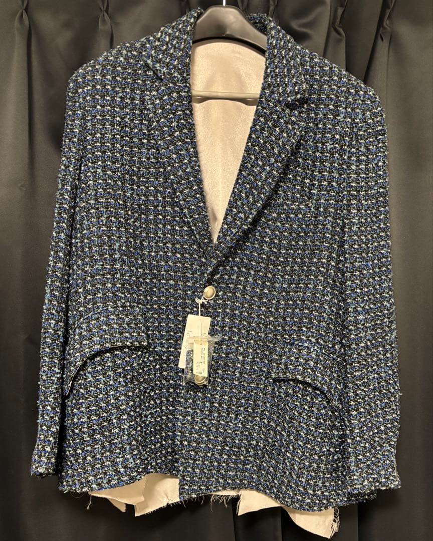 【定価105,600円】サルバム　ツイードオーバージャケット　サイズ3