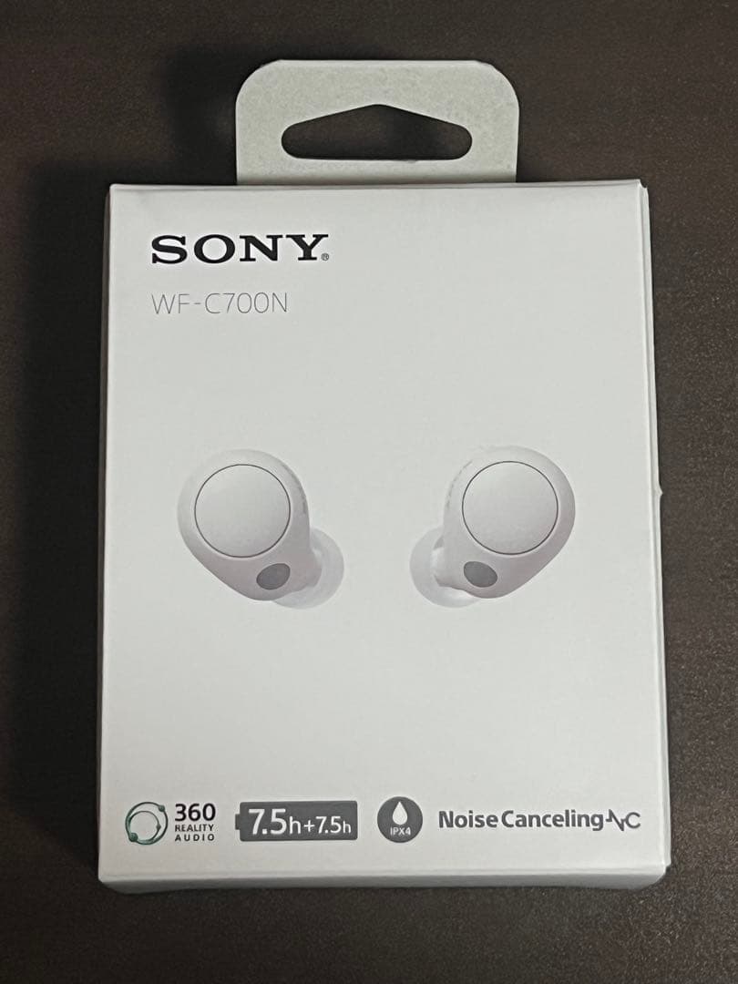 【新品未開封】SONY WF-C700N ホワイト ワイヤレスイヤホン
