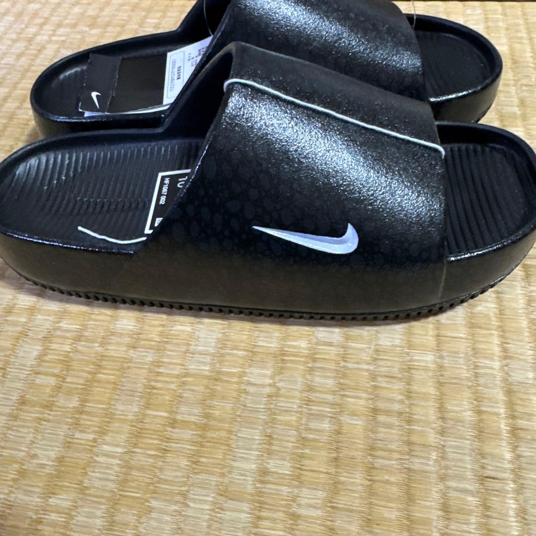 Nike Calm Slide Print NS ブラック サイズ9