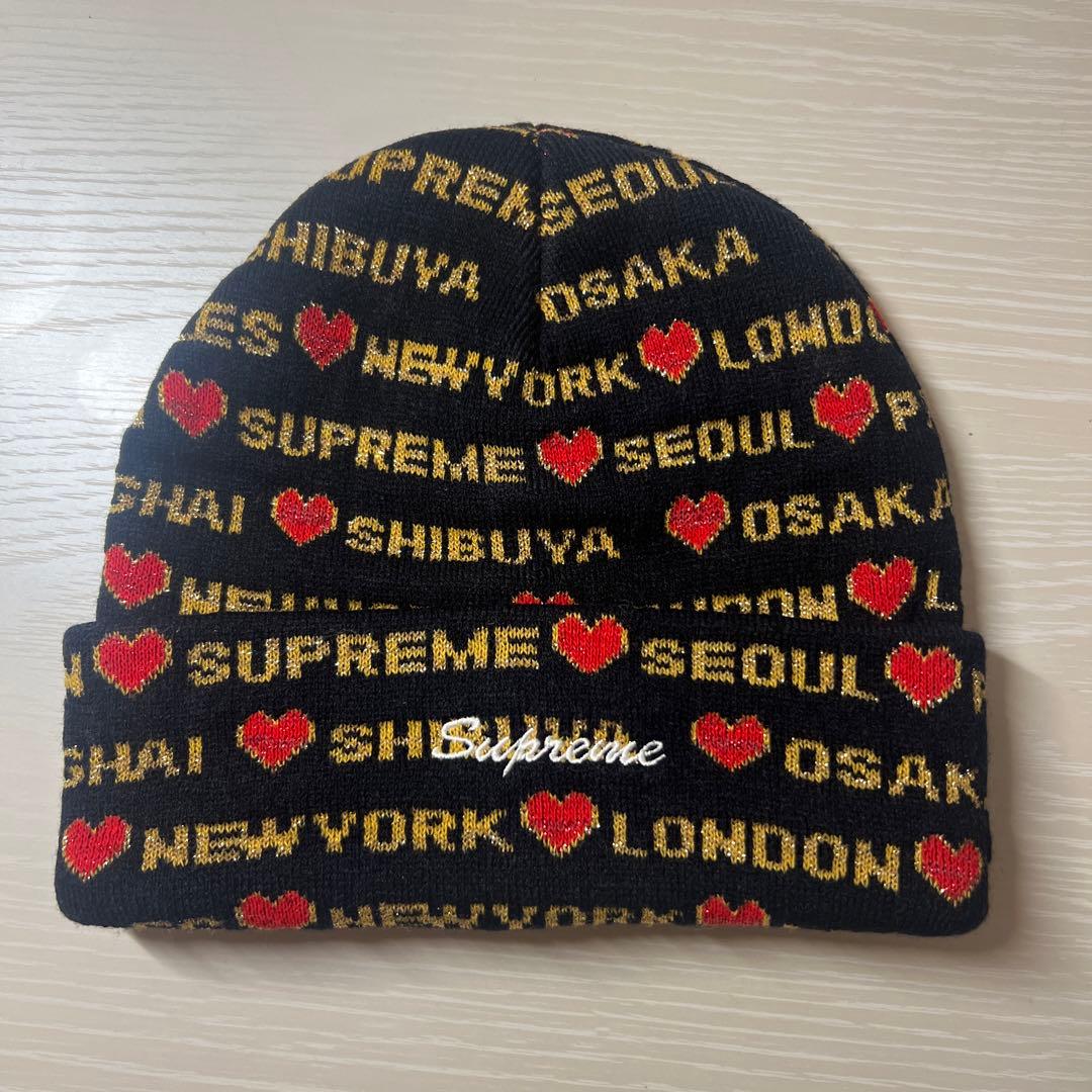 Supreme ニット帽 ハートビーニー