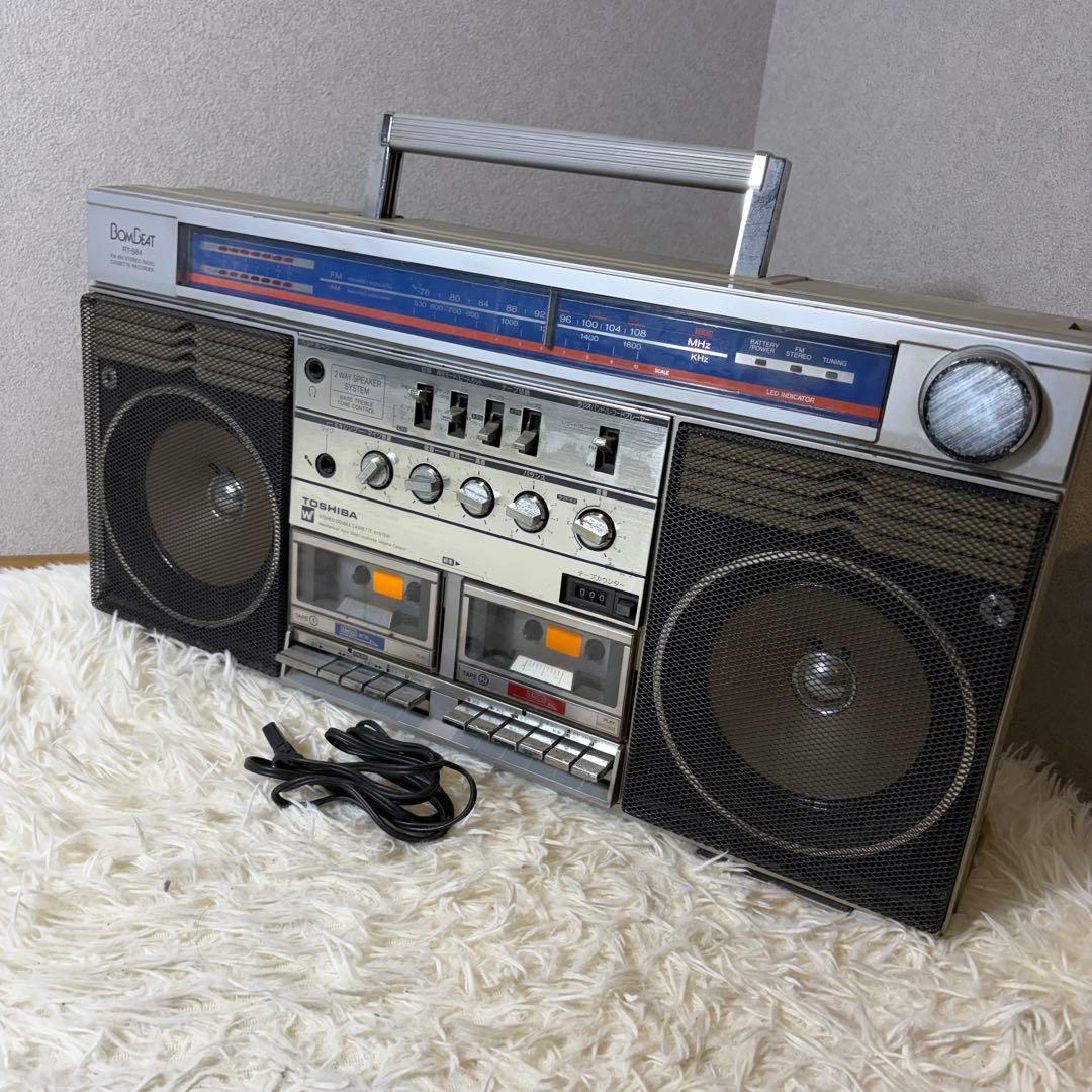 TOSHIBA BOMBEAT RT-S84 ラジカセステレオラジオカセット