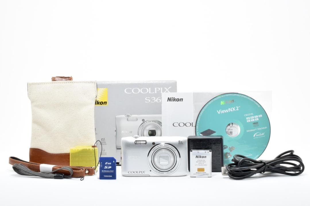【さー】　Nikon COOLPIX S3600 シルバー