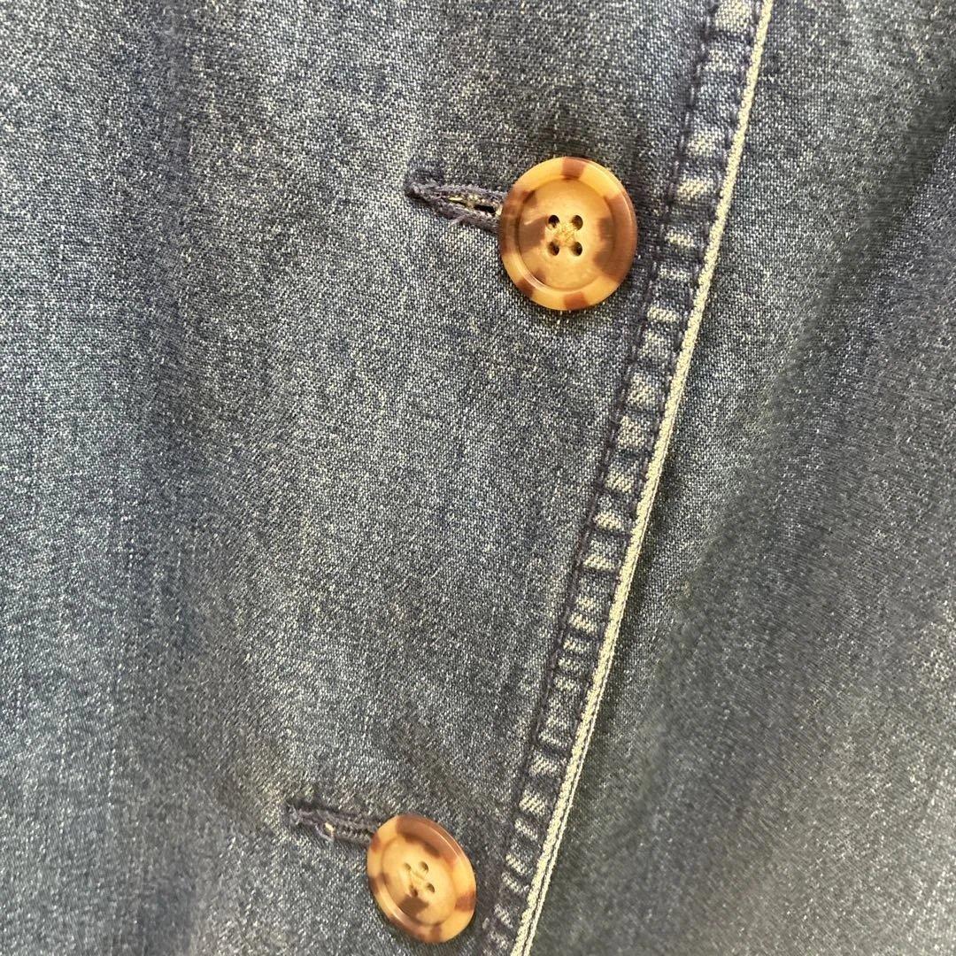 白タグ Eddie Bauer デニムカバーオール／90s エディーバウアー