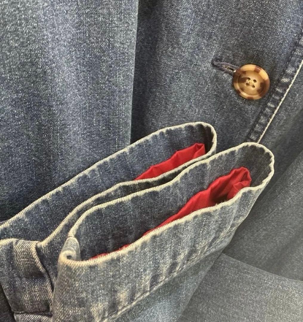 白タグ Eddie Bauer デニムカバーオール／90s エディーバウアー