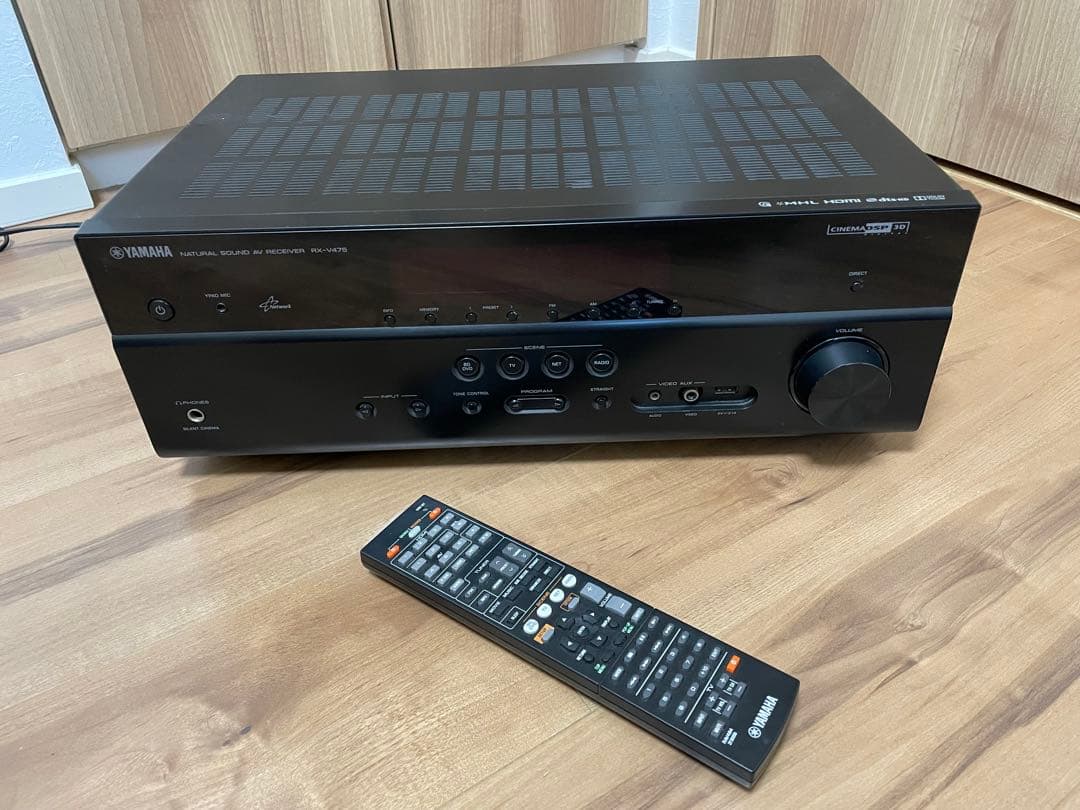 ヤマハ AVレシーバー 5.1ch Airplay/RX-V475 リモコン付き