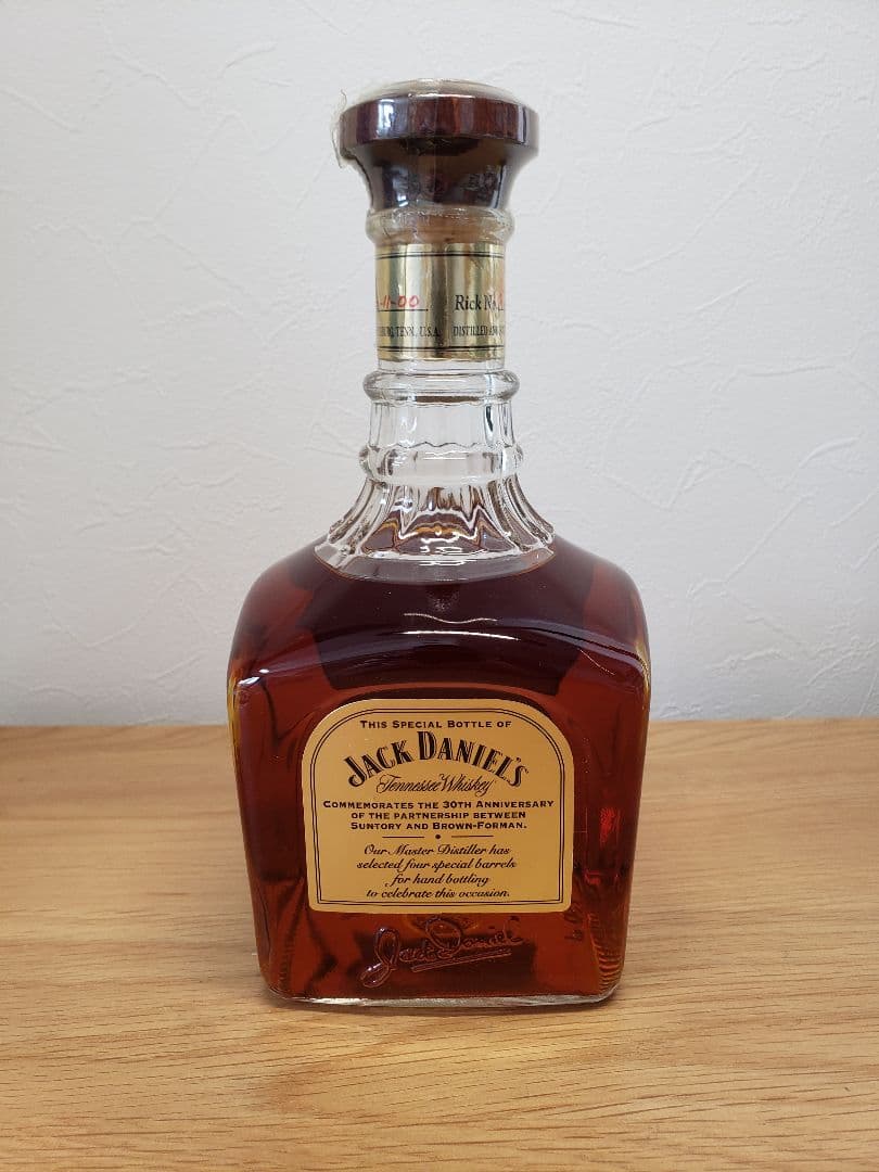 【希少】ジャックダニエル シングルバレル 提携30周年記念ボトル（未開封）