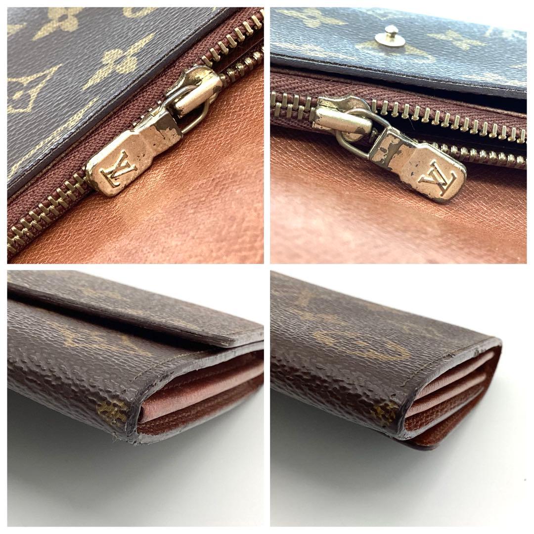 美品　ルイヴィトン　モノグラム　クレディ　正規品　ベタつきなし　ヴィンテージ