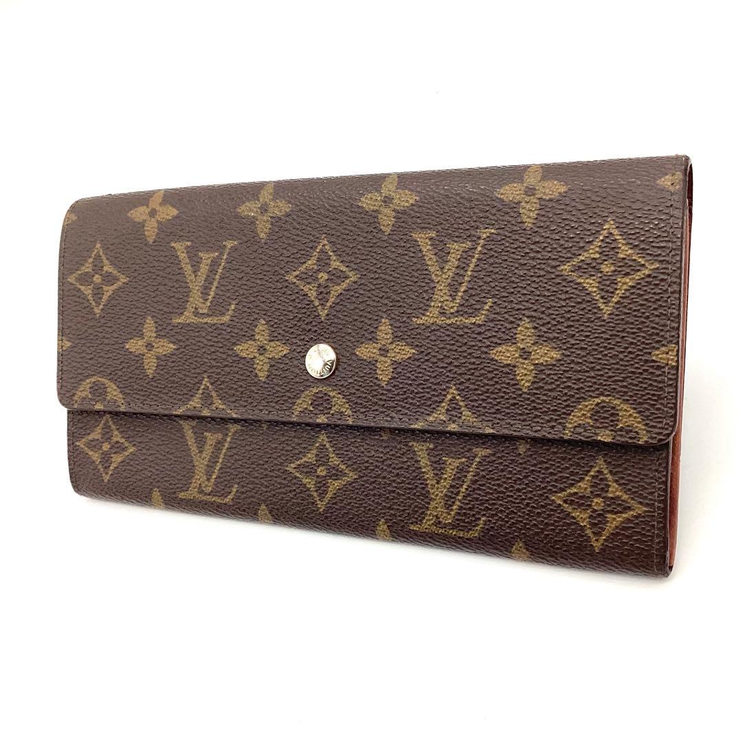 美品　ルイヴィトン　モノグラム　クレディ　正規品　ベタつきなし　ヴィンテージ